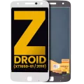LCD Assembly Without Frame For Motorola Moto Z / Moto Z Droid (XT1650-01 / 2016) (Refurbished) (White)