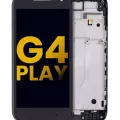 LCD Assembly With Frame For Motorola Moto G4 Play (XT1600 / XT1601 / XT1602 / XT1603 / XT1604 / XT1607 / XT1609 / 2016) (Refurbished) (Black)