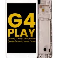 LCD Assembly With Frame For Motorola Moto G4 Play (XT1600 / XT1601 / XT1602 / XT1603 / XT1604 / XT1607 / XT1609 / 2016) (Refurbished) (White)