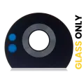 Back Camera Lens (Glass Only) With Adhesive For Motorola Moto Z2 Play (XT1710 / 2017) (Black)