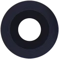 Back Camera Lens (Round) For Motorola Moto E (XT2052 / 2020) (Genuine OEM) (Black)