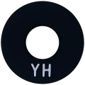 Back Camera Lens (Round) For Motorola Moto E (XT2052 / 2020) (Genuine OEM) (Black)