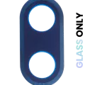 Back Camera Lens (Glass Only) With Adhesive For Moto One Hyper (XT2027-1 / 2020) (Genuine OEM) (Deepsea Blue)