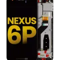 LCD Assembly With Frame For Nexus 6P (Huawei) (Refurbished) (Black)