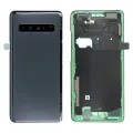 Back Cover Glass With Camera Lens For Samsung Galaxy S10 5G (Service Pack) (Prism Black)
