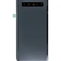 Back Cover Glass With Camera Lens For Samsung Galaxy S10 5G (Service Pack) (Prism Black)