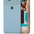 Back Housing W/ Small Components Pre-Installed For Google Pixel 2 (Used OEM Pull: Grade A) (Blue)