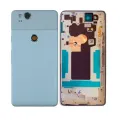 Back Housing W/ Small Components Pre-Installed For Google Pixel 2 (Used OEM Pull: Grade A) (Blue)