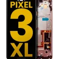OLED Assembly With Frame For Google Pixel 3 XL (Refurbished) (Pink)