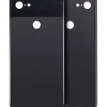 Back cover Glass For Google Pixel 3 XL (Just Black)