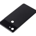 Back cover Glass For Google Pixel 3 XL (Just Black)