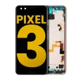 OLED Assembly With Frame For Google Pixel 3 (Refurbished) (Pink)