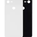 Back cover Glass For Google Pixel 3 (Clearly White)