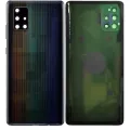 Back Cover Glass With Camera Lens For Samsung Galaxy A71 5G (A716U / 2020) (Service Pack) (Prism Cube Black)