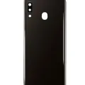 Back Cover Glass With Camera Lens For Samsung Galaxy A20 (A205 / 2019) (Service Pack) (Black)
