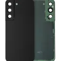 Back Cover Glass With Camera Lens For Samsung Galaxy S22 5G (Service Pack) (Phantom Black)