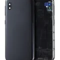 Back Cover Glass With Camera Lens For Samsung Galaxy A10E (A102 / 2019) (Service Pack) (Black)