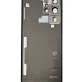 Back Cover Glass With Camera Lens For Samsung Galaxy S22 Ultra (Service Pack) (White)