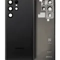 Задня кришка зі склом камери для Samsung Galaxy S22 Ultra (Service Pack) (Phantom Black)