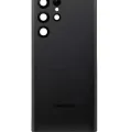 Задня кришка зі склом камери для Samsung Galaxy S22 Ultra (Service Pack) (Phantom Black)