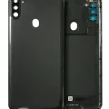 Back Cover Glass With Camera Lens For Samsung Galaxy A11 (A115 / 2020) (US Version) (Service Pack) (Black)