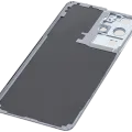 Back Cover Glass With Camera Lens For Samsung Galaxy S21 Ultra (Service Pack) (Phantom Silver)