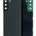 Back Cover Glass With Camera Lens For Samsung Galaxy S22 Plus (Service Pack) (Phantom Black)