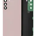 Back Cover Glass With Camera Lens For Samsung Galaxy S22 Plus (Service Pack) (Pink Gold)