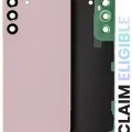 Back Cover Glass With Camera Lens For Samsung Galaxy S22 Plus (Service Pack) (Pink Gold)