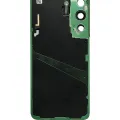 Back Cover Glass With Camera Lens For Samsung Galaxy S22 5G (Service Pack) (White)