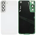 Back Cover Glass With Camera Lens For Samsung Galaxy S22 5G (Service Pack) (White)
