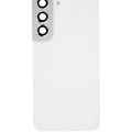 Back Cover Glass With Camera Lens For Samsung Galaxy S22 5G (Service Pack) (White)