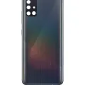 Back Cover Glass With Camera Lens For Samsung Galaxy A51 5G (A516 / 2020) (Service Pack) (Prism Cube Black)