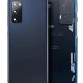 Back Cover Glass With Camera Lens For Samsung Galaxy S20 FE (Service Pack) (Cloud Navy)
