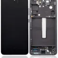 OLED Assembly With Frame For Samsung Galaxy S21 FE 5G (US & International) (Used OEM Pull: Grade B/C) (Graphite)