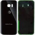 Back Cover Glass For Samsung Galaxy S7 Edge (Used OEM Pull: Grade A) (Black Onyx)