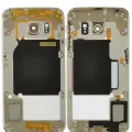 Mid-Frame Housing For Samsung Galaxy S6 Edge (Service Pack) (Gold Platinum)