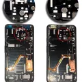 OLED Assembly With Frame For Google Pixel 4 XL (Refurbished) (Pink Power Button)