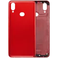 Back Cover Glass For Samsung Galaxy A10s (A107 / 2019) (Aftermarket Plus) (Red)