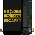 LCD Assembly With Frame For LG K8 (2016) / Phoenix 2 / Escape 3 (Refurbished) (All Colors)