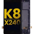 LCD Assembly With Frame For LG K8 (2017) / Aristo (International Version) (Refurbished) (Black)