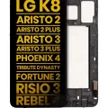 LCD Assembly With Frame For LG K8 (X210 / 2018) / Aristo 2 / Aristo 2 Plus / Aristo 3 / Aristo 3 Plus / Phoenix 4 / Tribute Dynasty / Empire / Fortune 2 / Risio 3 / Rebel 4 (Refurbished) (Black)