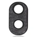 Back Camera Lens (Glass Only) With Adhesive For LG Aristo 3 Plus (X220MB) (Black)