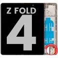Inner OLED Assembly With Frame For Samsung Galaxy Z Fold 4 5G (US & International) (Used OEM Pull: Grade B/C) (Beige)