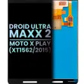 LCD Assembly Without Frame ForMotorola Moto Droid Ultra Maxx 2 / Moto X Play (XT1562 / 2015) (Black) (Genuine OEM)