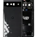 Back Housing For Google Pixel 6 Pro (Used OEM Pull: Grade B/C) (Stormy Black)