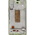 OLED Assembly With Frame For Samsung Galaxy A54 5G (A546 / 2023) (US & International Version) (Service Pack) (Lime)