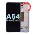 OLED Assembly With Frame For Samsung Galaxy A54 5G (A546 / 2023) (US & International Version) (Service Pack) (Violet)