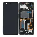 OLED Assembly With Frame For Google Pixel 4 (Genuine OEM) (Oh So Orange Power Button)