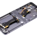 Внутрішній дисплейний модуль (OLED) з рамкою для Samsung Galaxy Z Flip 5 5G (US & International) (Service Pack) (графітовий)